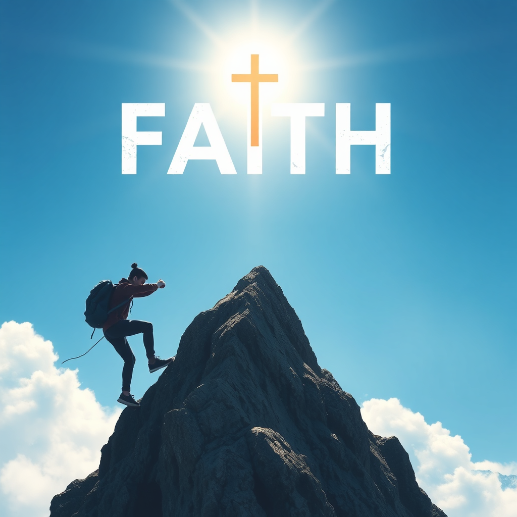 Person Climbing Mountain