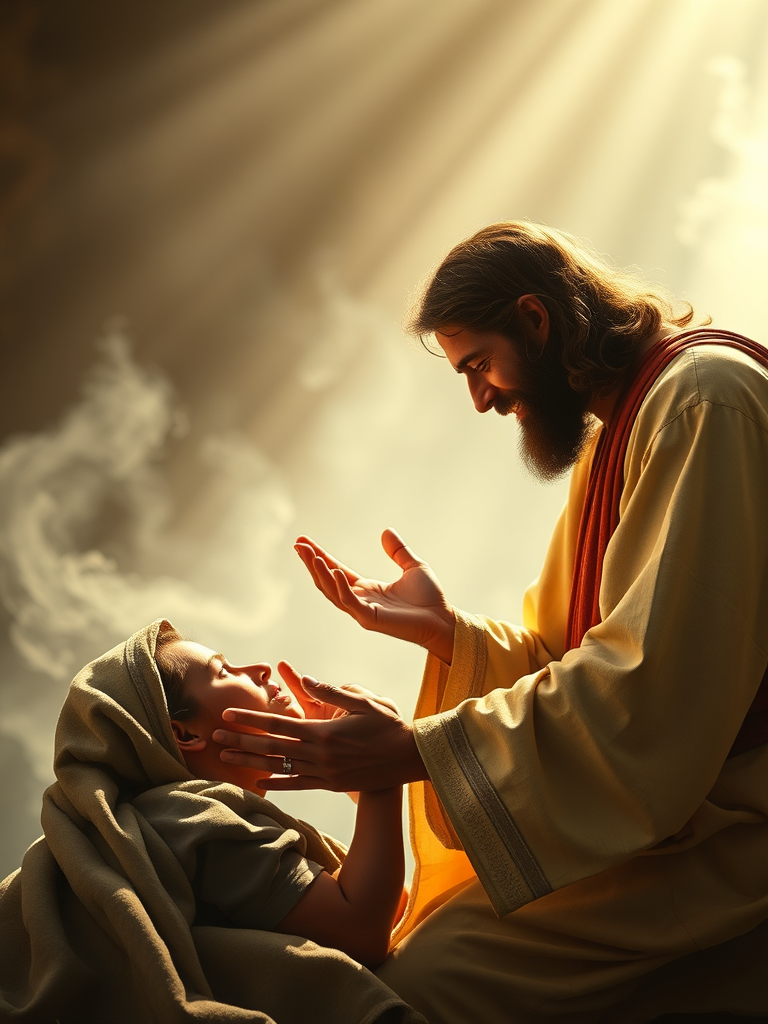 Milagres de Jesus: Sinais do Reino e Poder Divino 3 Jesus healing a sick person