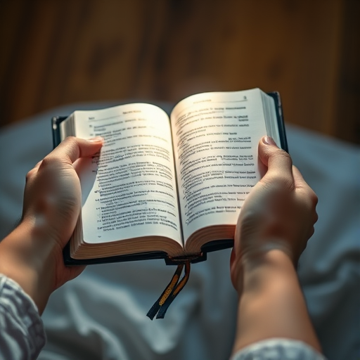 Hands Holding Bible