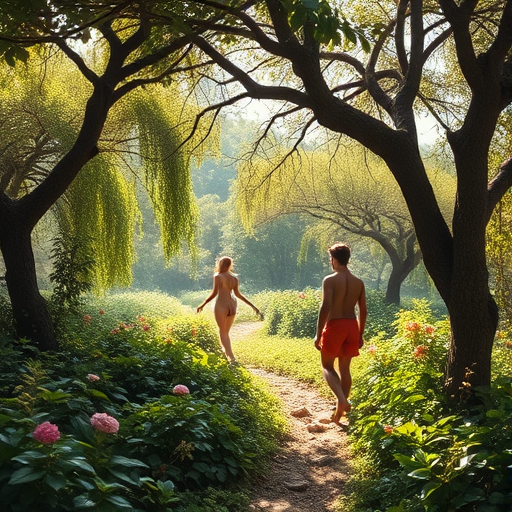 Adam and Eve in the Garden of Eden
