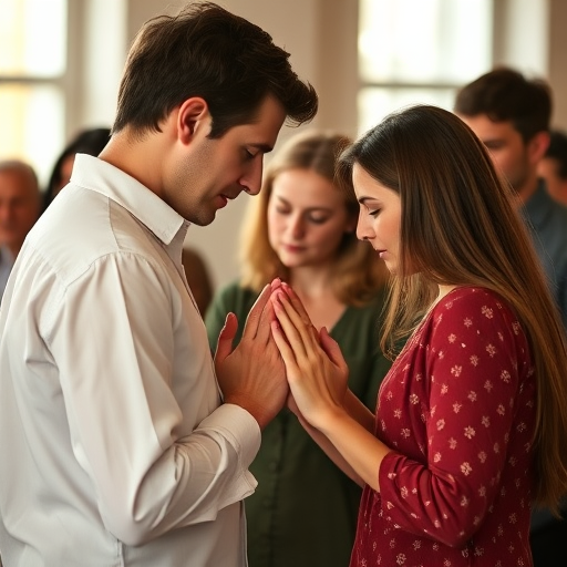 People praying together