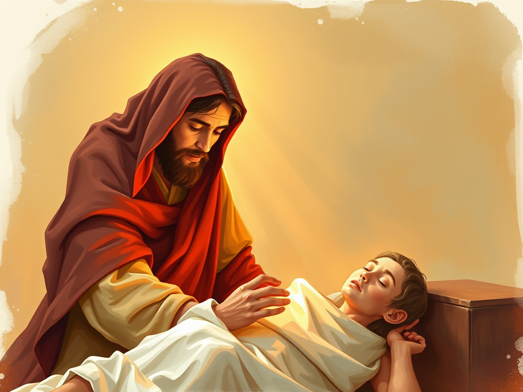 Jesus healing the sick